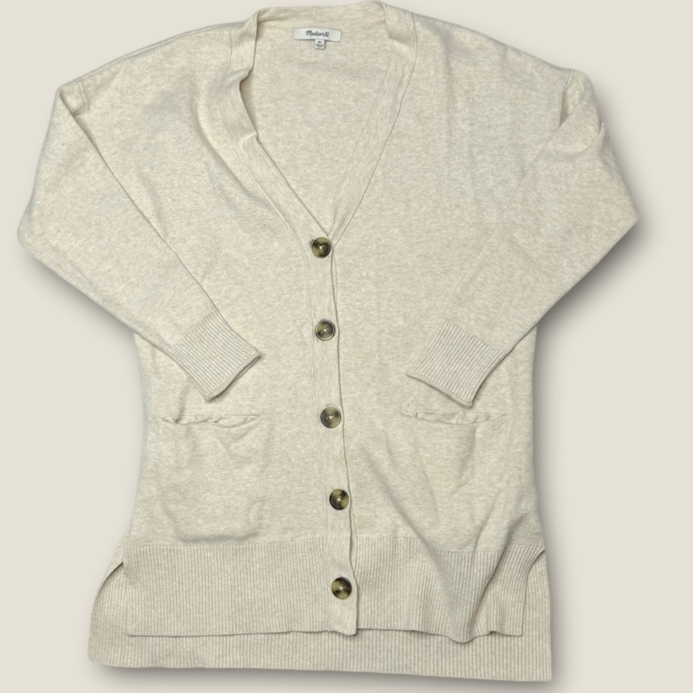 Madewell Beige Button-Up Women's Cardigan Size XS